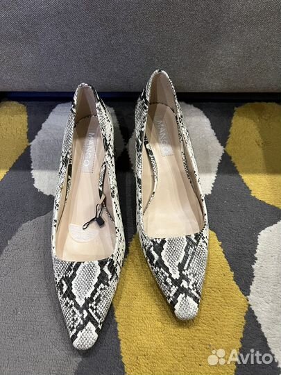 Туфли кожа mango