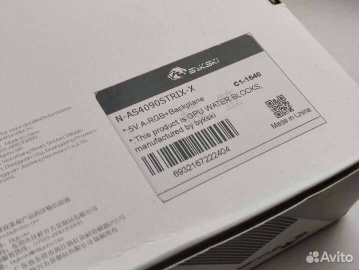 Водоблок для Asus RTX 4090, N-AS4090strix-X