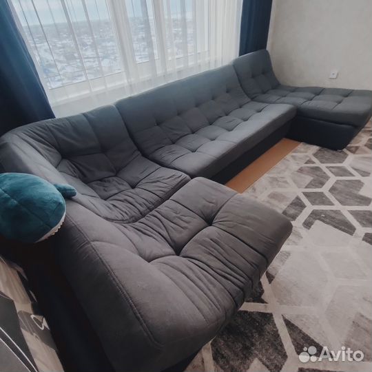Большой угловой диван раскладной бу