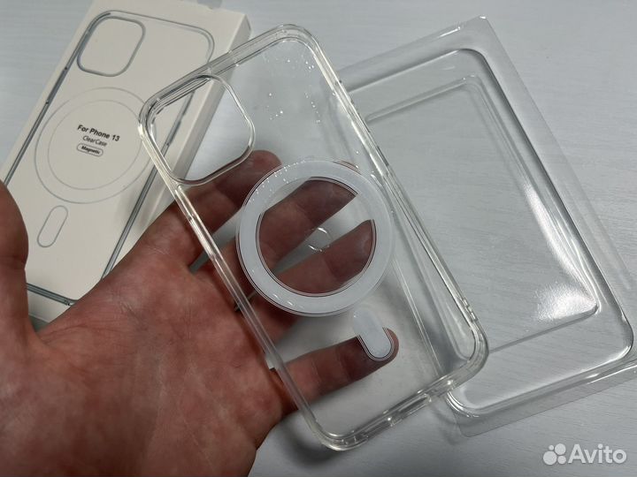 Чехол прозрачный magsafe на iPhone (разные версии)