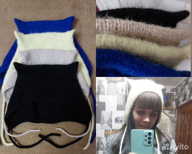 Чепчик с ушками