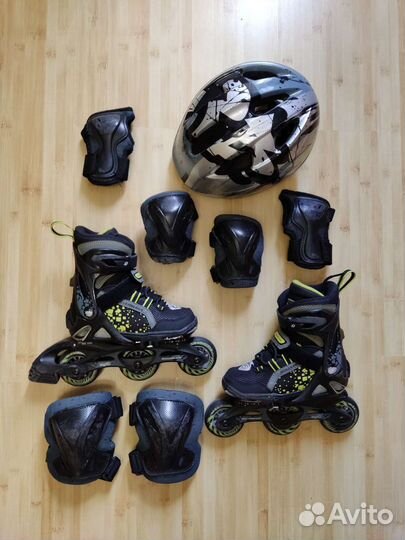Роликовые коньки и защита, детские