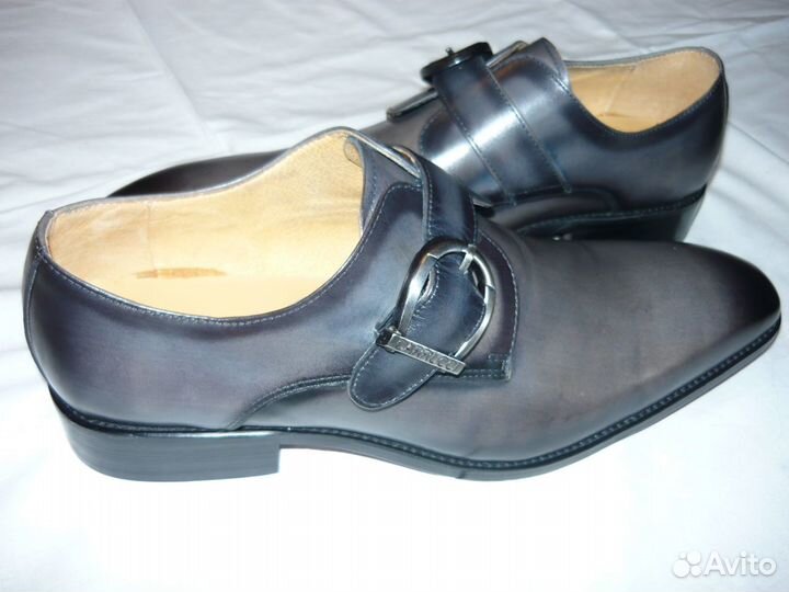 Туфли Carrucci Grey с черным полированным носком