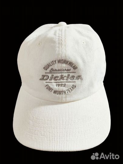 Dickies кепка вельветовая белая