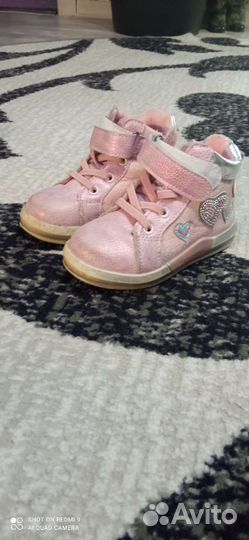 Ботинки демисезонные для девочки 25 размер
