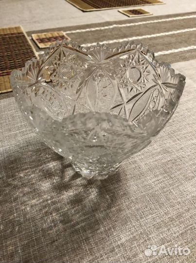 Хрустальная ваза для конфет