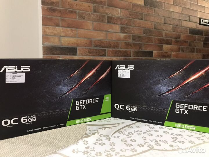 Видеокарты Asus Geforce Gtx 1660 super