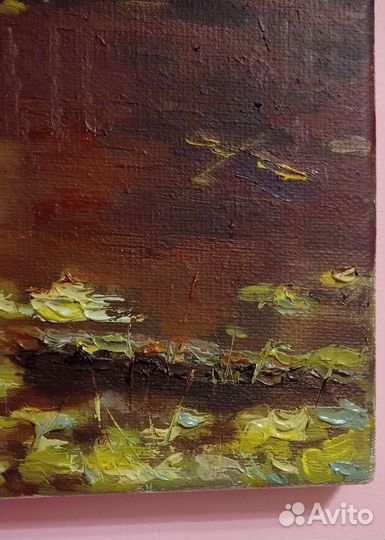 Картина маслом на холсте пейзаж