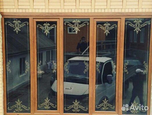 Пластиковые Витражи 400х290 54