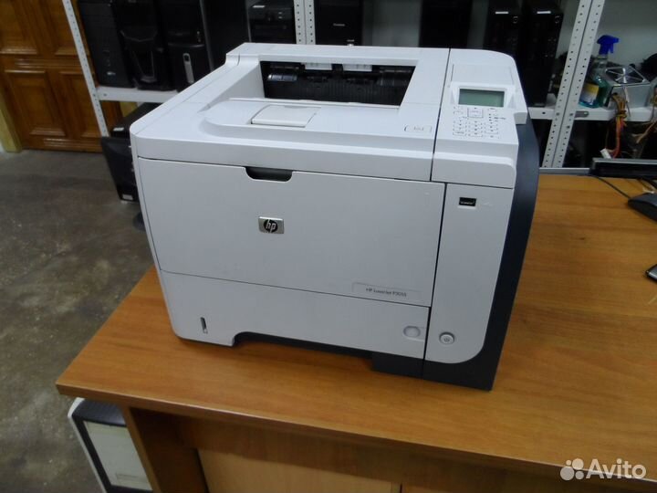 Принтер HP LaserJet P3015 сетевой, двухсторонний
