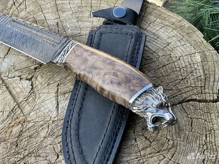 Нож из дамасской стали