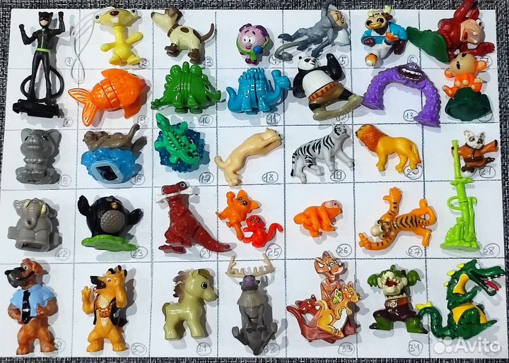 Игрушки kinder (киндер),чупачупс,lost kitties и др