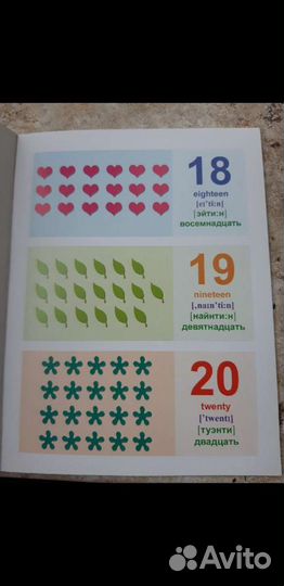 Цифры и счет в картинках английский язык дедактиче