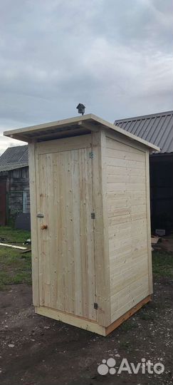 Дачный туалет под ключ, душ, хозблок