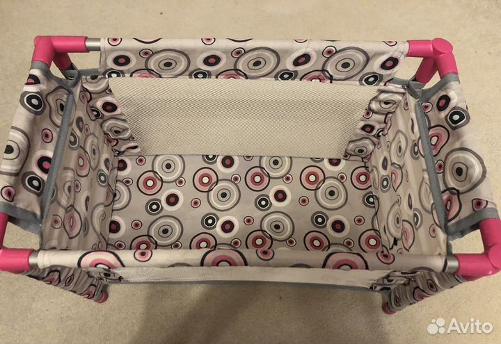 Кроватка-манеж для кукол