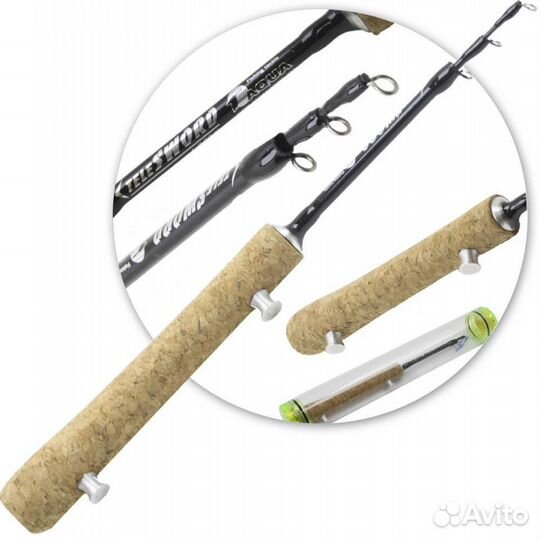 Удилище телескоп. зимнее Sword 62см в тубусе 