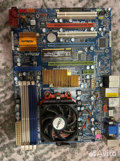 Материнская плата с процессором