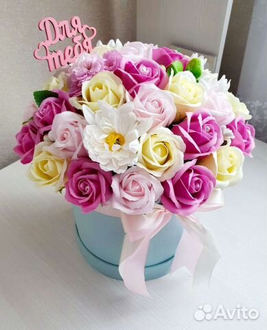Букеты из мыльных цветов