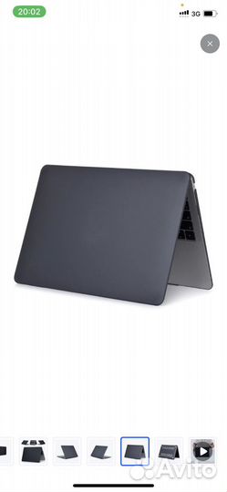 Черный матовый чехол-накладка Model A1425, A1502