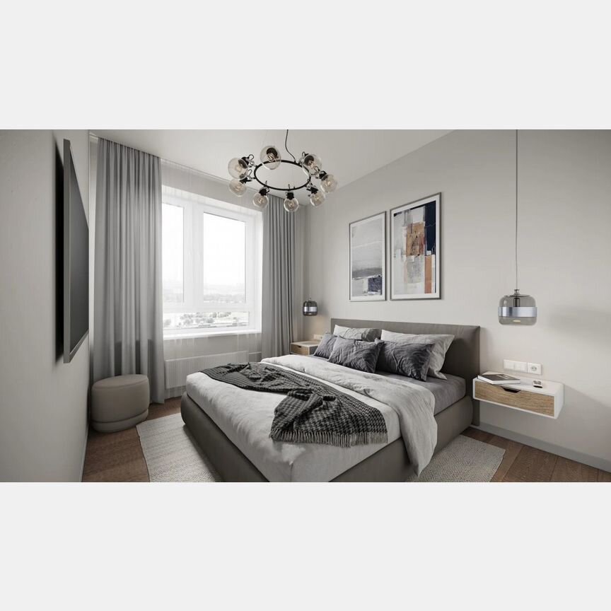 2-к. квартира, 57,5 м², 10/17 эт.