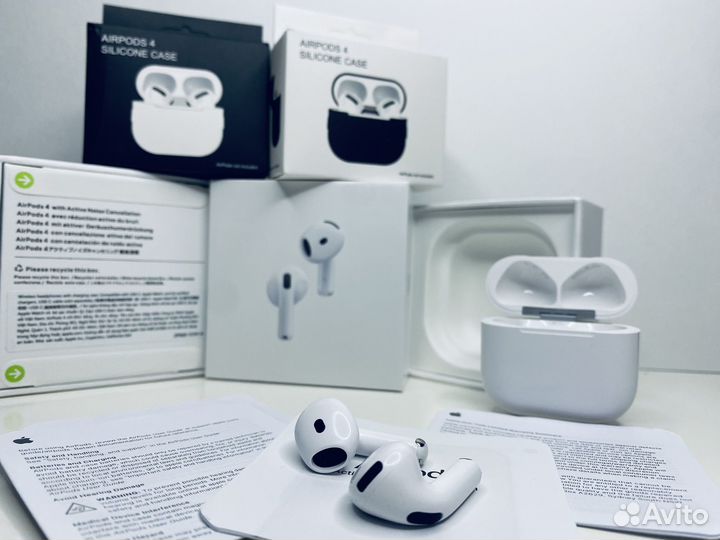 Apple airpods 4 на чипе Huilian 247 с гироскопом