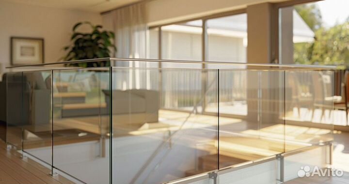 Ограждения для лестниц из стекла с гарантией