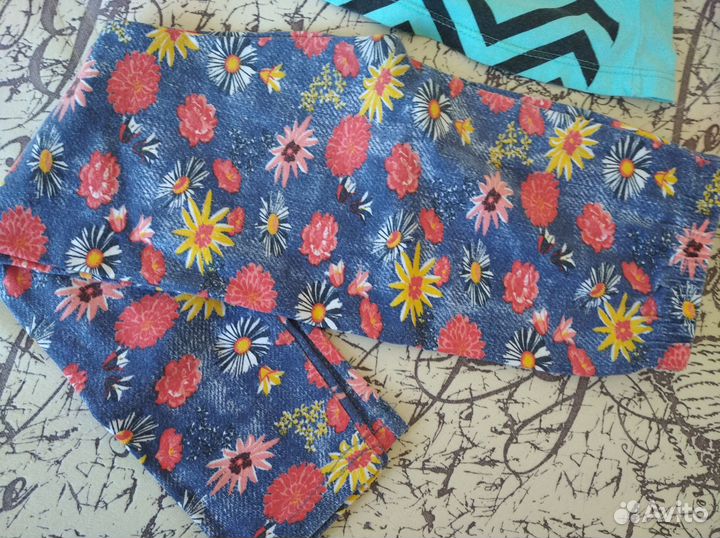 Платье, футболки, лосины