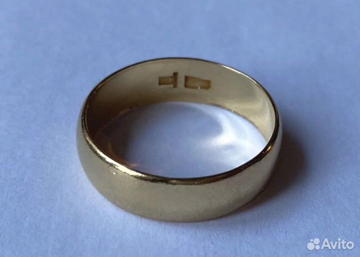 Золотое обручальное кольцо 375 проба СССР