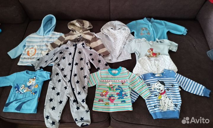 Пакет вещей на мальчика 80-86