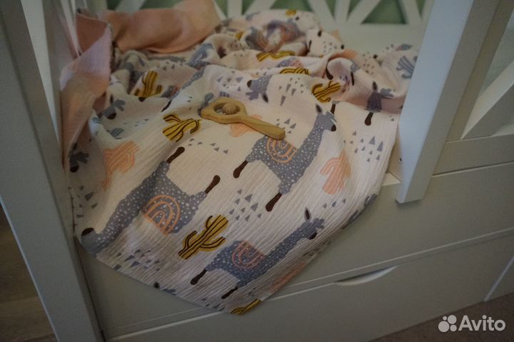 Плед муслиновый дышащий 120х90см