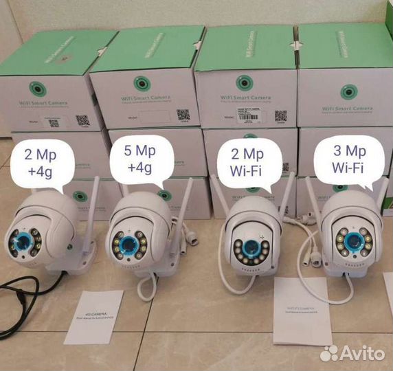 Видеокамера уличная Wi-fi поворотная