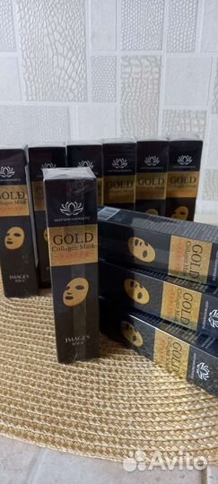 Маска-плёнка для лица с микрочастицами золота