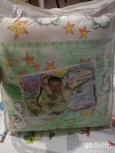 Детский плед-одеяло на овчине