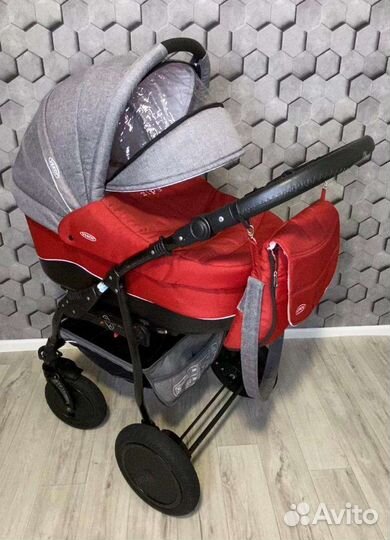 Коляска 3 в 1 Verdi Zipy (Гранат)