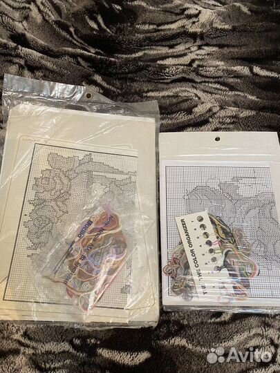 Остатки от наборов вышивки крестом