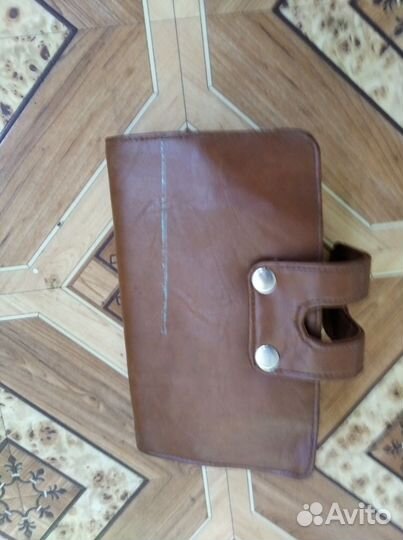 Кошелек СССР кожаный