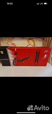 Самокат двухколесный Ferrari 8+