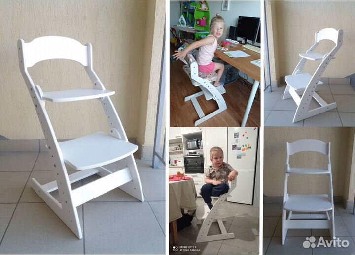 Детский растущий стул школьный и дошкольный