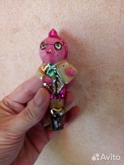 Елочная игрушка СССР винтаж ретро