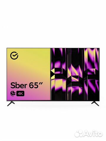 Телевизор sber SDX-65U4124 65" (165 см) UHD 4k