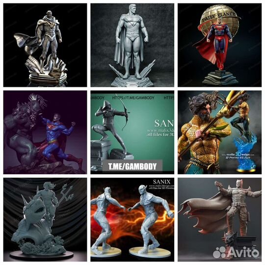 Много Фигурок из Dc комиксов