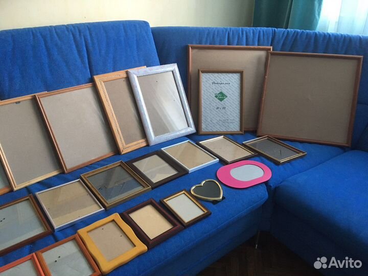Рамки для фото,разных размеров и форм,31шт