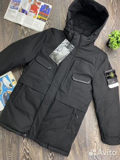 Куртка зимняя /moncler/calvin klein/hugo boss