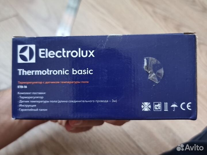 Терморегулятор для теплого пола electrolux etb-16