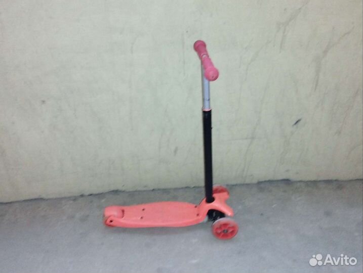 Самокат детский трехколесный бу