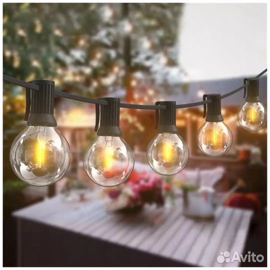 Ретро гирлянда уличная