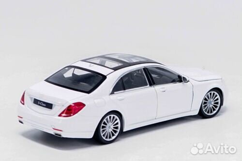 Модель Mercedes Benz S-Class S500 Welly 1:24 белая