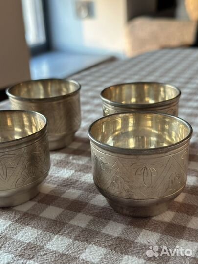 Мельхиоровые стопки