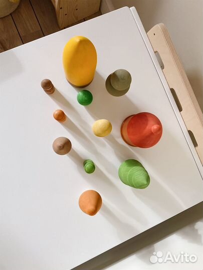 Набор домиков «жители леса» деревянный Mi-Wood