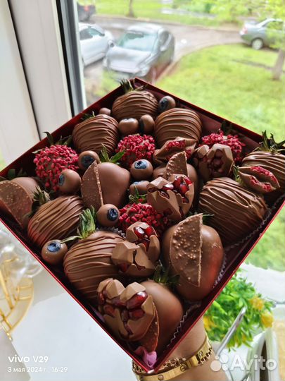 Клубника в шоколаде набор